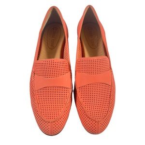 Corso Como Carlynee Coral Leather Slip-On Loafers Size 8.5 - 9